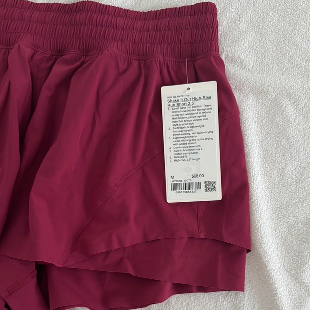 Shake It Out High-Rise Run Shorts